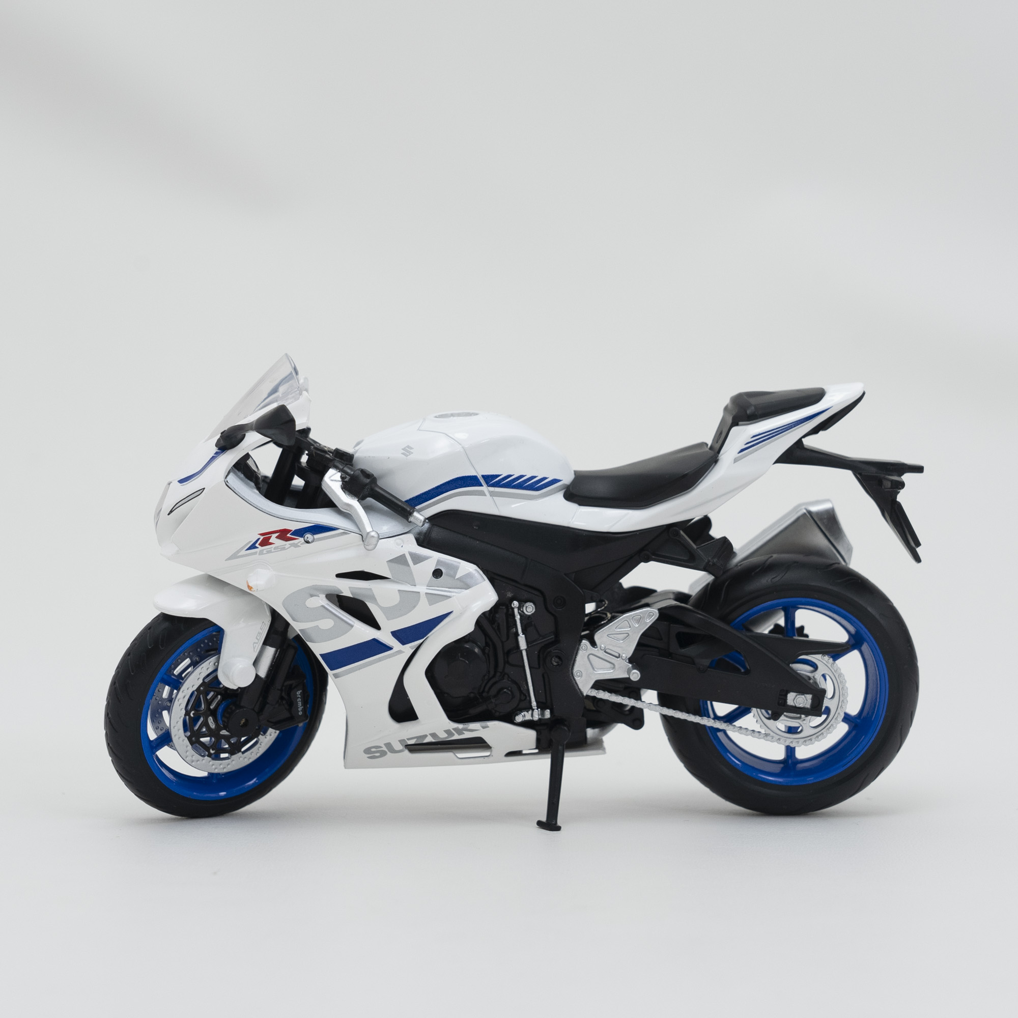 『人気オートバイモデル』1/12 SUZUKI　鈴木 GSX-R1000 オートバイ｜ショックアブソーバ機能があり·車輪は回転可能·ハンドルが左右回す可能·車体を忠実に再現|undefined