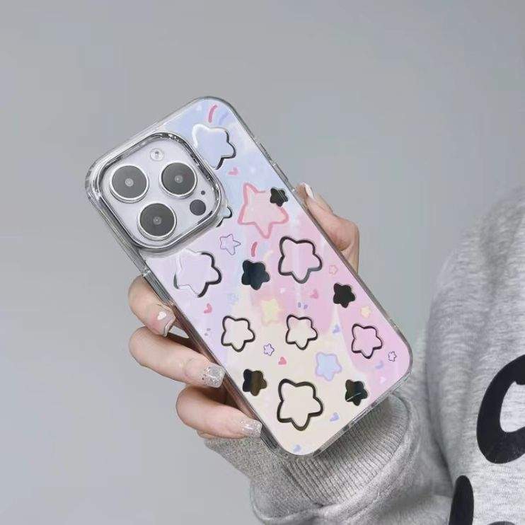 iPhoneスマホケース｜レディース・星柄・カラフル・可愛いデザイン・おしゃれ・ファッション|undefined