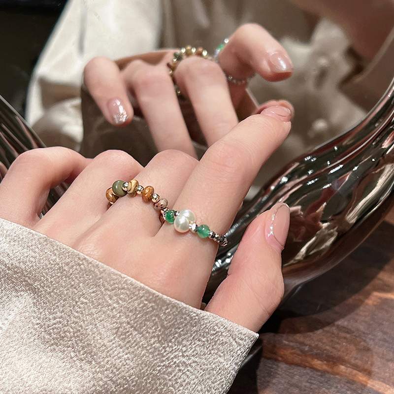 指輪｜リング・カラフルな・ビーズ・秋冬・オシャレ・エレガント・高級感にこだわり|undefined